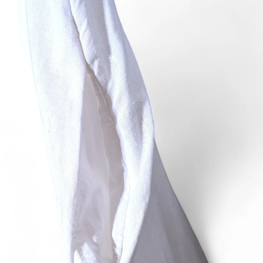 ๐คNWOT Universal Thread White Linen-Blend Button-Front Mini Dress Size Medium ๐ค - Picture 6 of 8